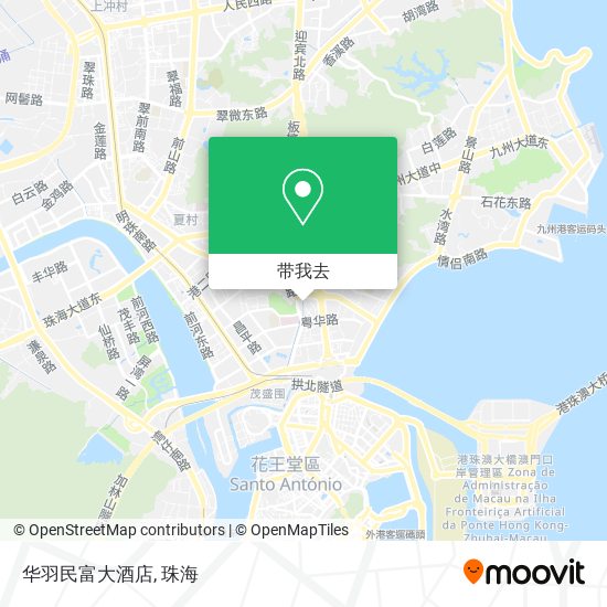 华羽民富大酒店地图