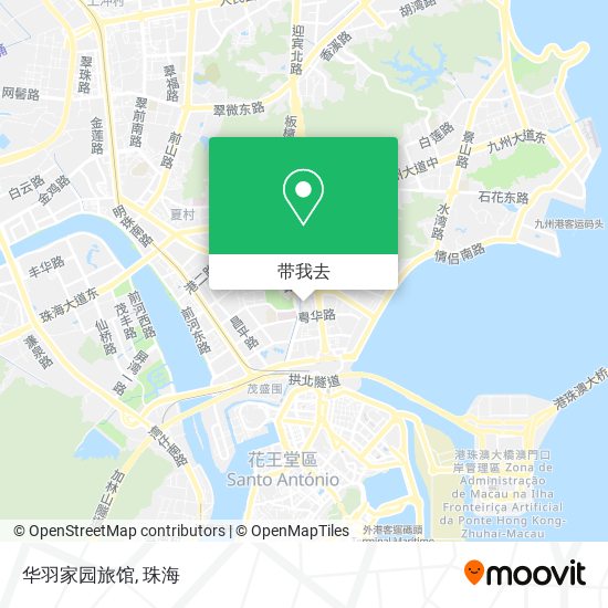 华羽家园旅馆地图