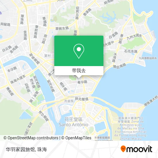 华羽家园旅馆地图