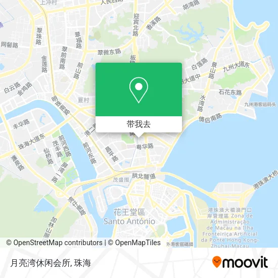 月亮湾休闲会所地图