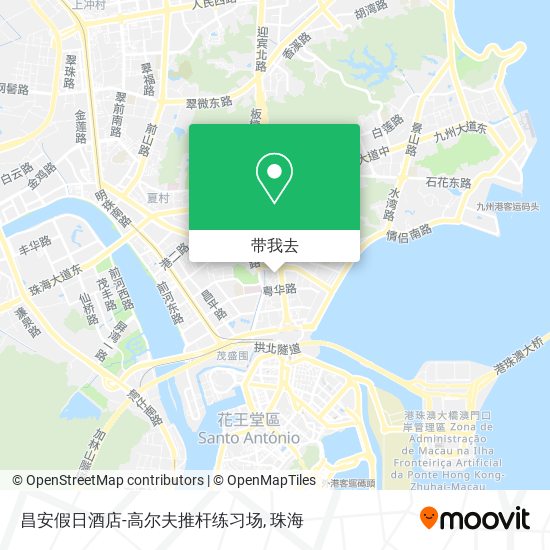昌安假日酒店-高尔夫推杆练习场地图