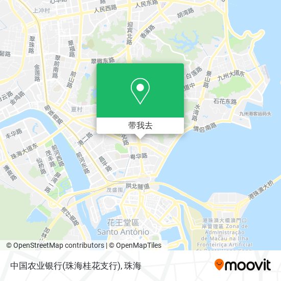 中国农业银行(珠海桂花支行)地图