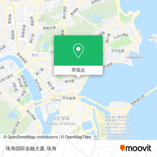 珠海国际金融大厦地图