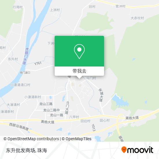 东升批发商场地图