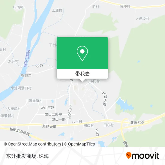 东升批发商场地图
