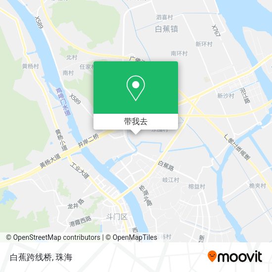 白蕉跨线桥地图