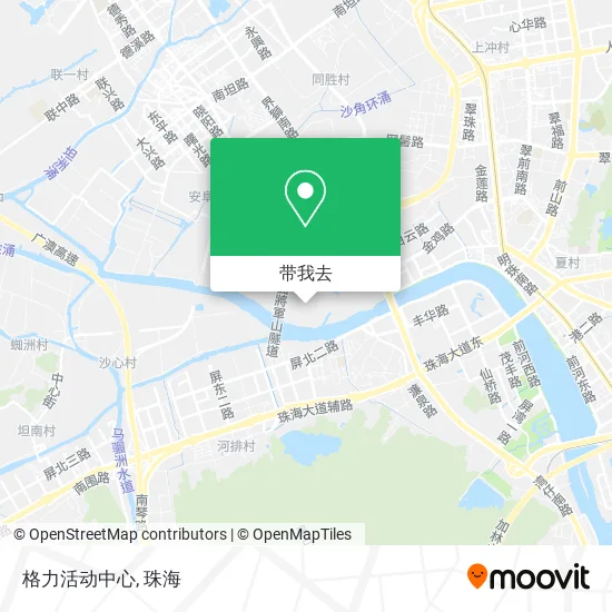 格力活动中心地图
