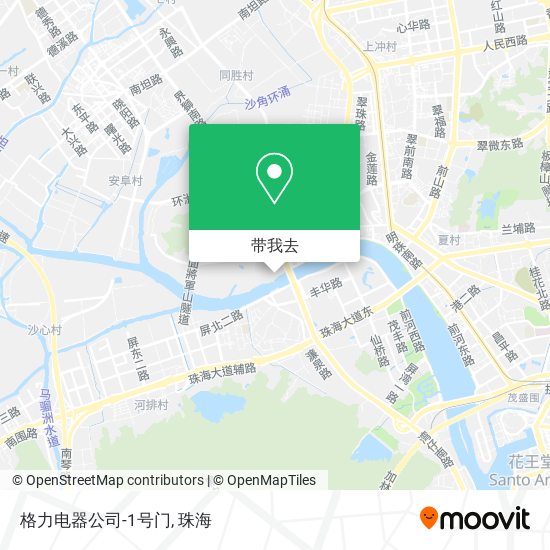 格力电器公司-1号门地图