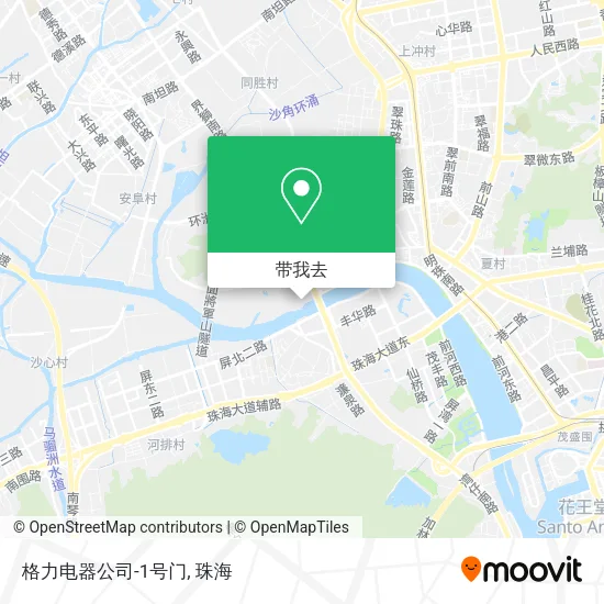格力电器公司-1号门地图