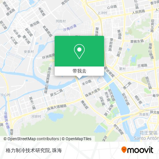 格力制冷技术研究院地图