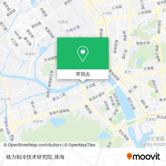 格力制冷技术研究院地图