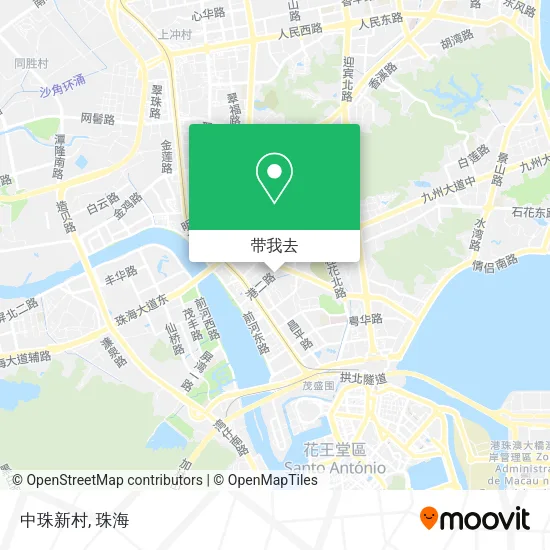 中珠新村地图