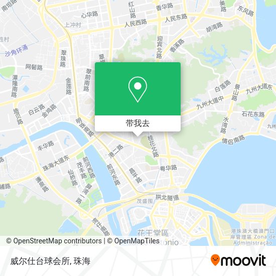 威尔仕台球会所地图