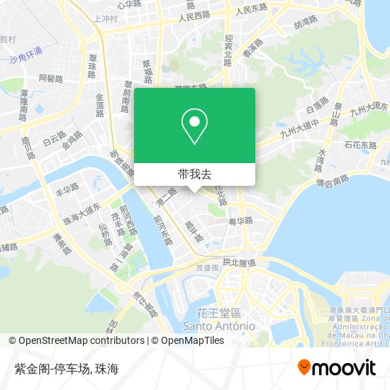 紫金阁-停车场地图
