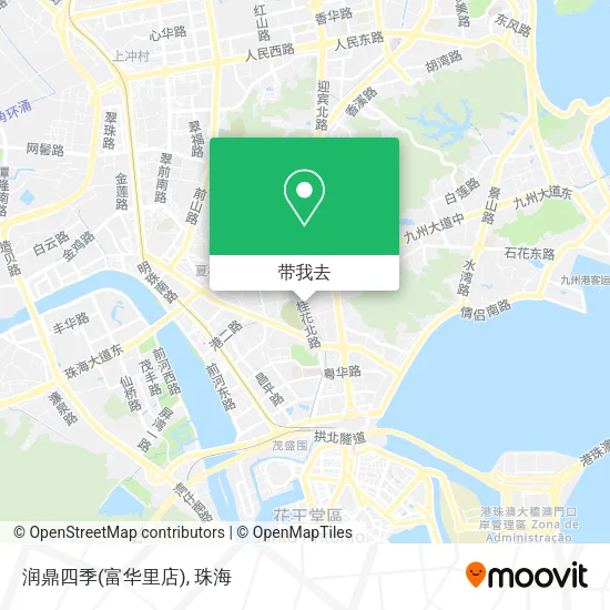 润鼎四季(富华里店)地图