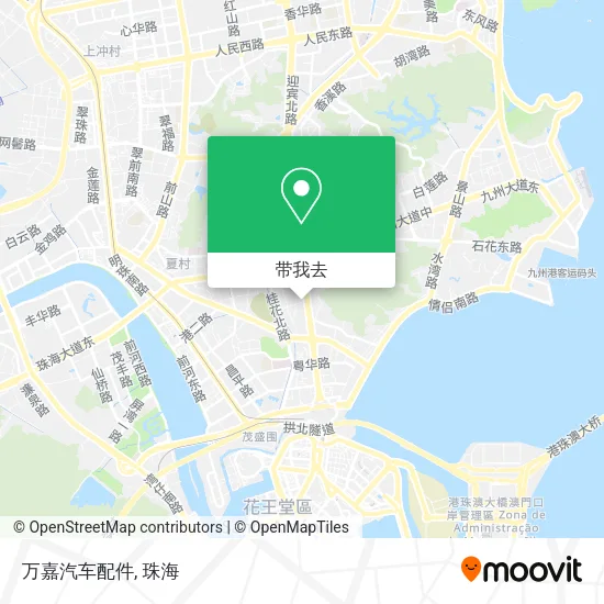 万嘉汽车配件地图