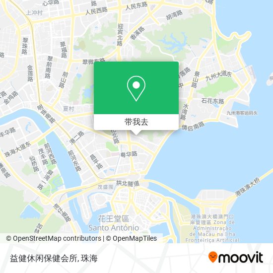 益健休闲保健会所地图