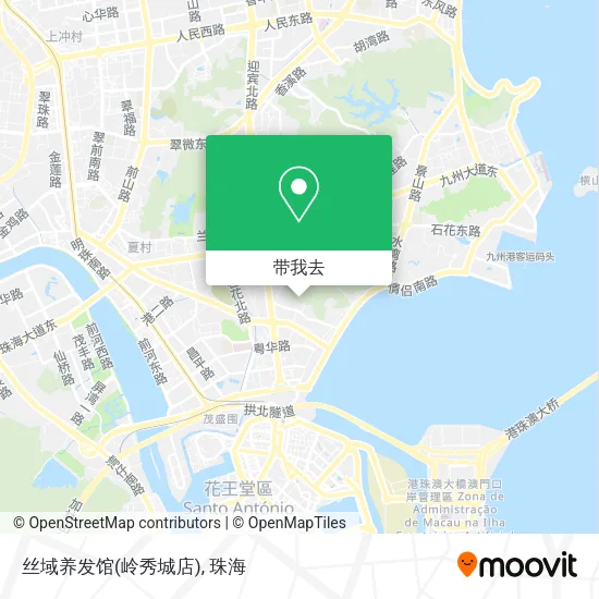 丝域养发馆(岭秀城店)地图
