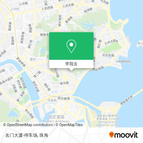 名门大厦-停车场地图