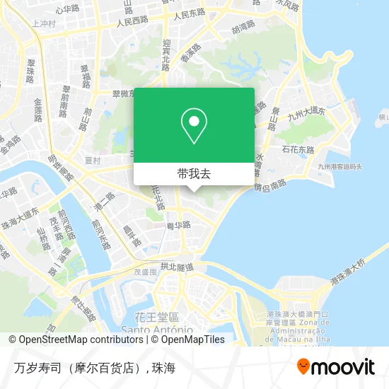 万岁寿司（摩尔百货店）地图