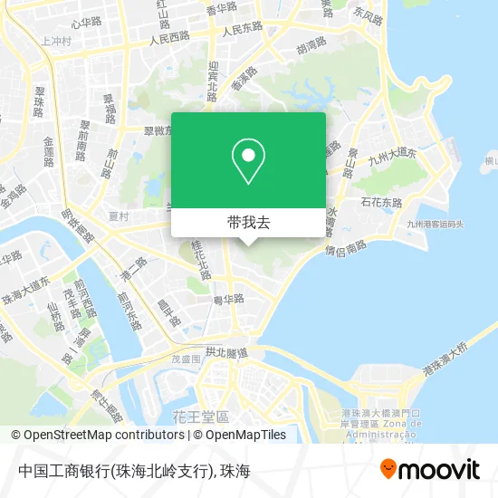 中国工商银行(珠海北岭支行)地图