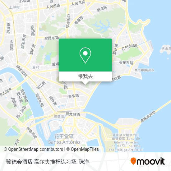 骏德会酒店-高尔夫推杆练习场地图