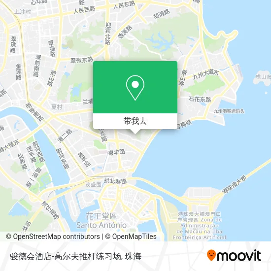 骏德会酒店-高尔夫推杆练习场地图