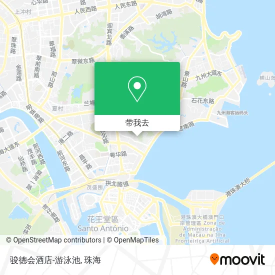 骏德会酒店-游泳池地图