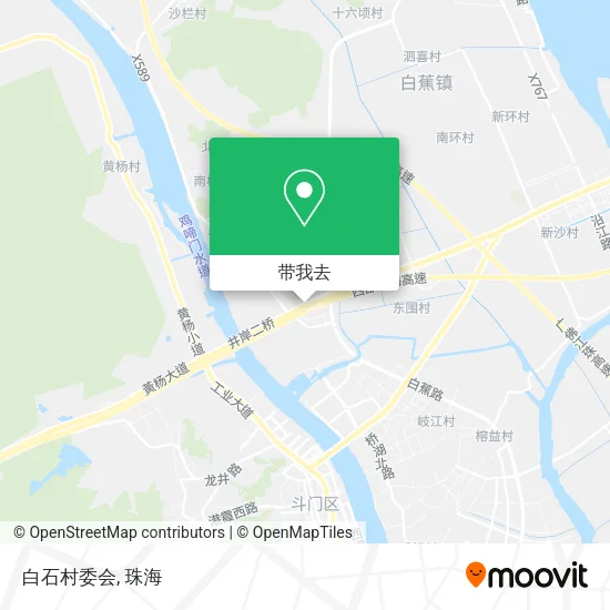 白石村委会地图
