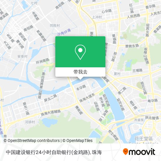 中国建设银行24小时自助银行(金鸡路)地图