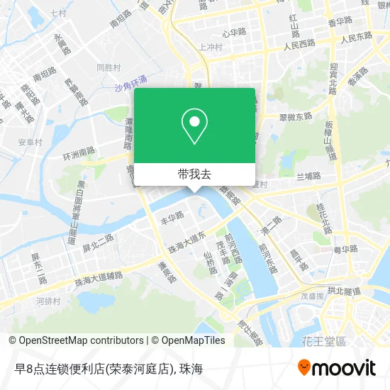 早8点连锁便利店(荣泰河庭店)地图