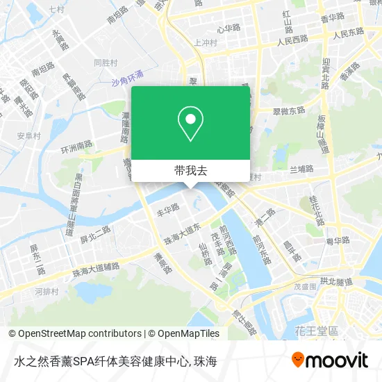 水之然香薰SPA纤体美容健康中心地图