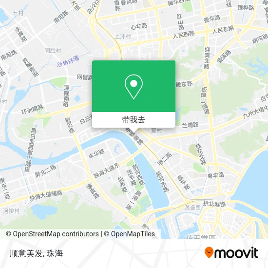 顺意美发地图