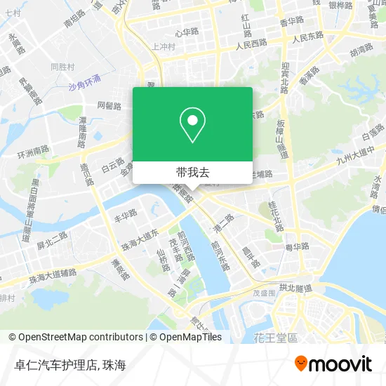 卓仁汽车护理店地图