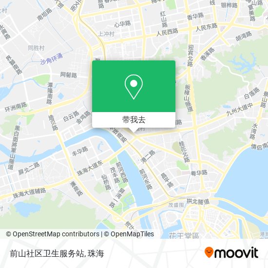 前山社区卫生服务站地图