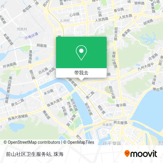 前山社区卫生服务站地图