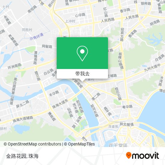 金路花园地图