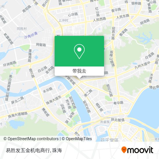 易胜发五金机电商行地图