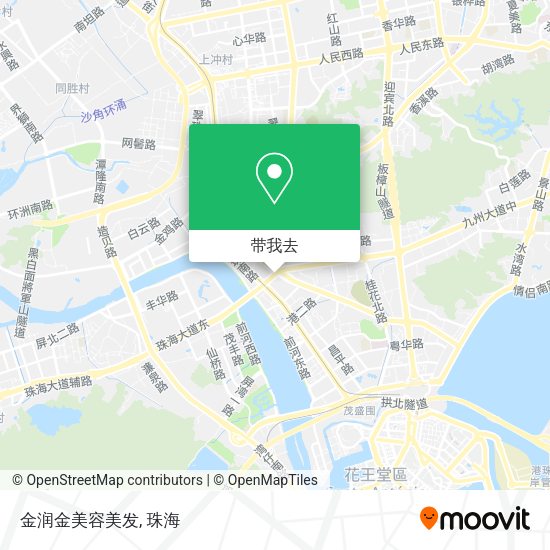 金润金美容美发地图