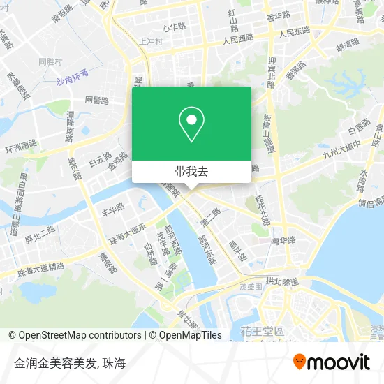 金润金美容美发地图