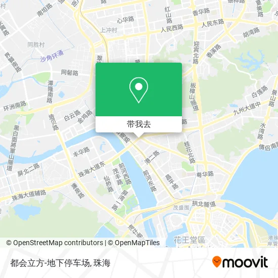 都会立方-地下停车场地图