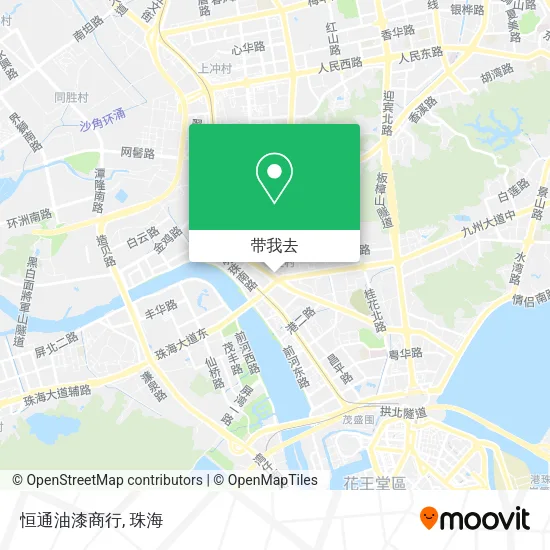 恒通油漆商行地图