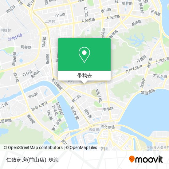 仁致药房(前山店)地图