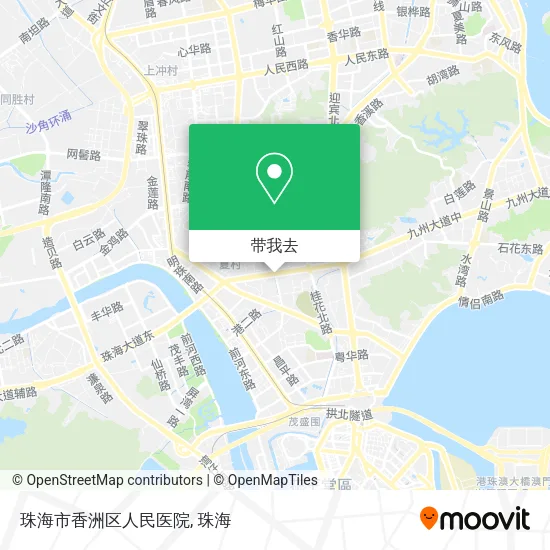 珠海市香洲区人民医院地图
