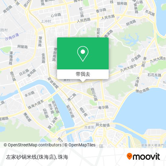 左家砂锅米线(珠海店)地图