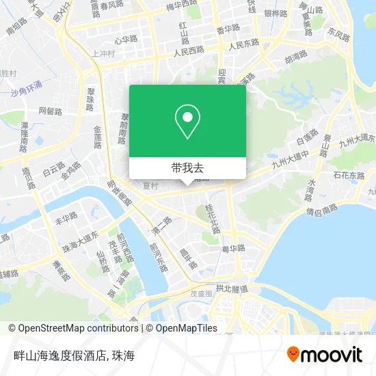 畔山海逸度假酒店地图