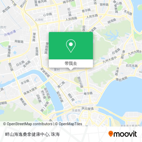 畔山海逸桑拿健康中心地图