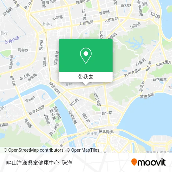 畔山海逸桑拿健康中心地图
