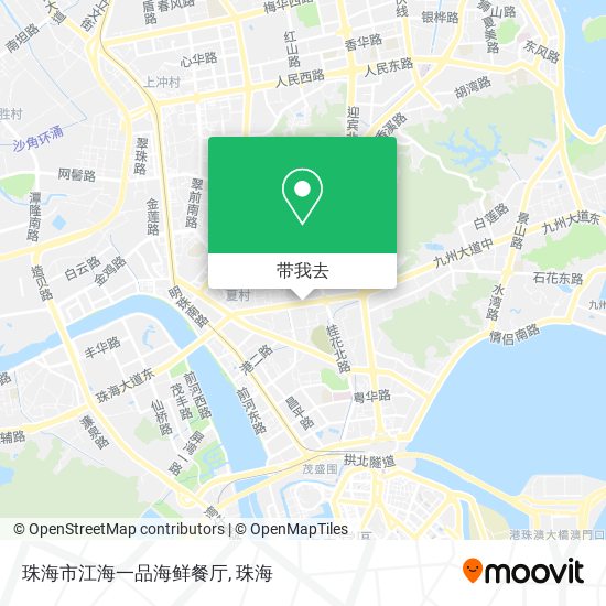 珠海市江海一品海鲜餐厅地图