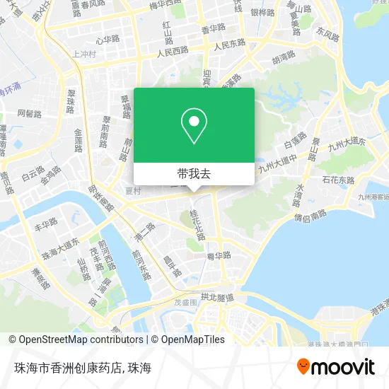 珠海市香洲创康药店地图